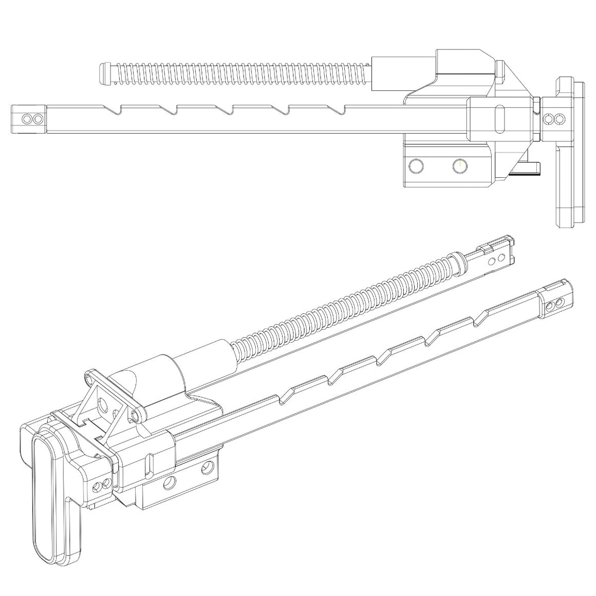 Bow Master x GMF 5 Position Buttstock for UMAREX / VFC G3 GBB Series