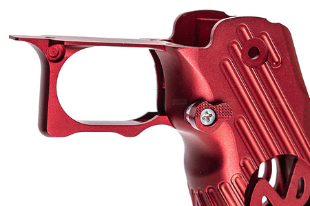 Bomber CNC Aluminium INF Style Grip ( Type C ) For TM Hi-Capa GBBP Airsoft Series-Red