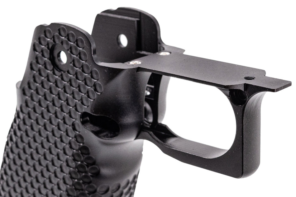 Bomber CNC Aluminum INF Style Compact Grip For Marui TM Hi-Capa GBBP Series -Silver