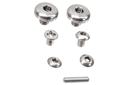 Bomber CNC Aluminium INF Style Grip ( Type D ) For TM Hi-Capa GBBP Airsoft Series-Silver