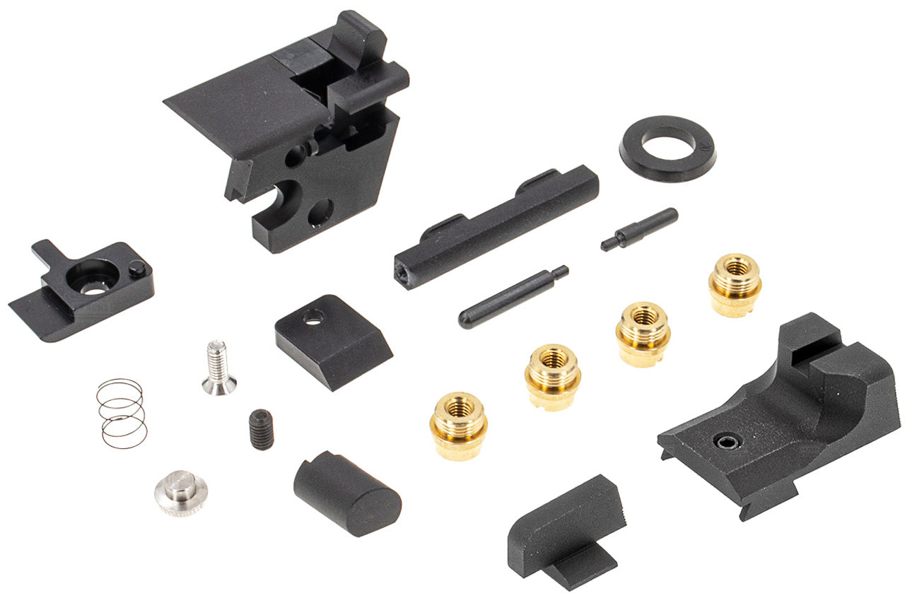 Bomber CNC Aluminum Slide & Frame " Kim TLE / RL II ( TFS ) " Kit for Toyko Marrui TM 1911 Airsoft Series ( Black ) ( TM-GMK-064-BK )