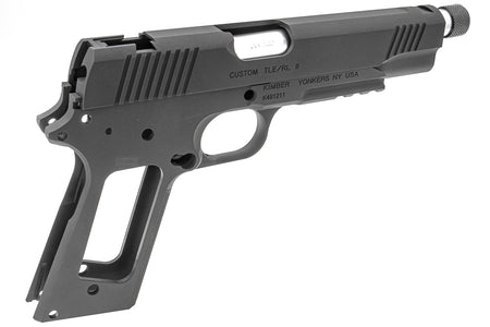 Bomber CNC Aluminum Slide & Frame " Kim TLE / RL II ( TFS ) " Kit for Toyko Marrui TM 1911 Airsoft Series ( Black ) ( TM-GMK-064-BK )