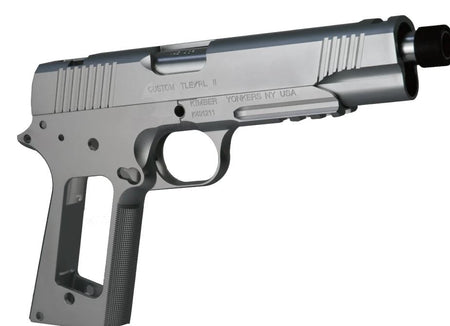 Bomber CNC Aluminum Slide & Frame " Kim TLE / RL II ( TFS ) " Kit for Toyko Marrui TM 1911 Airsoft Series ( Silver ) ( TM-GMK-064-SV )