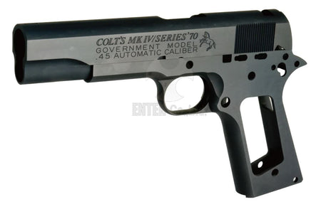 Bomber C Style S70 CNC Aluminum Slide & Frame Kit for Toyko Marrui TM 1911 Airsoft Series ( Large Letter Version Black ) ( TM-GMK-062-BK )