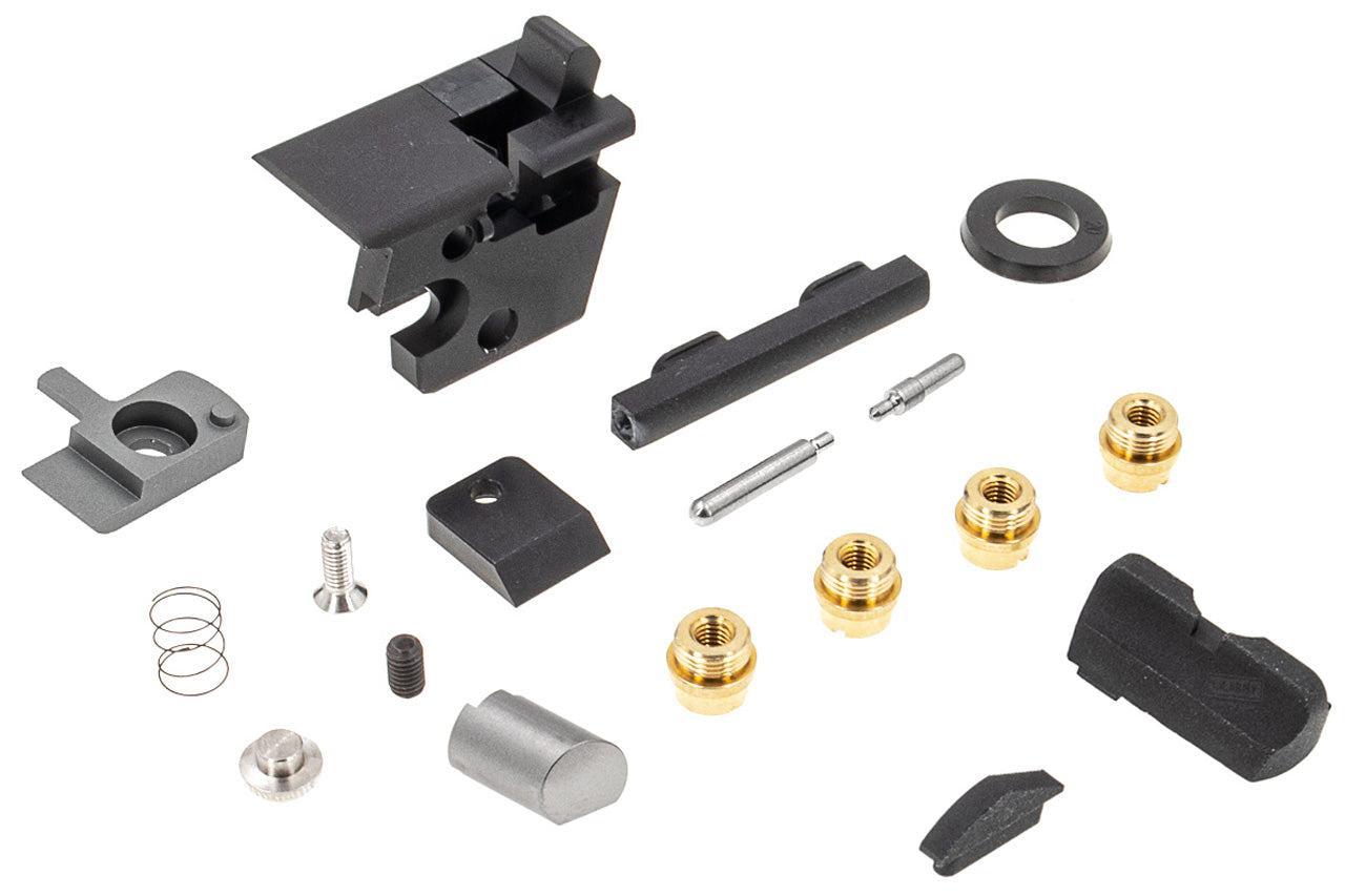 Bomber C Style S70 CNC Aluminum Slide & Frame Kit for Toyko Marrui TM 1911 Airsoft Series ( Silver ) ( TM-GMK-063-SV )