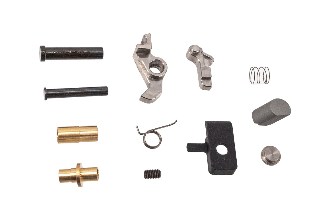 Bomber CNC Aluminum ST* Style P 2011 9mm 4.15" Slide Set For Marui TM Hi-Capa GBBP Series -Titanium Grey