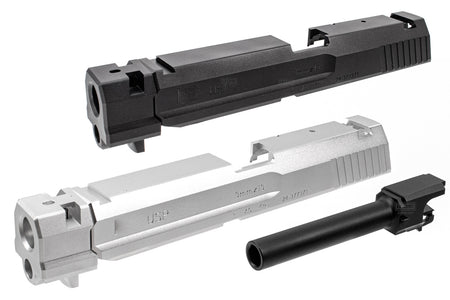 BOMBER CNC Aluminum USP Slide Set For TM SG-09R GBB Series ( Black / Silver )-Silver