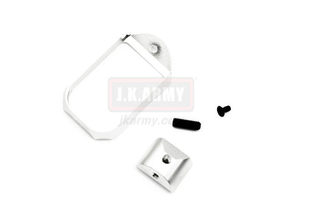 Bomber CNC Aluminum S-Style Gen3/4 Magwell for Marui G Model GBB Pistol ( Silver )