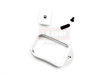 Bomber CNC Aluminum S-Style Gen3/4 Magwell for Marui G Model GBB Pistol ( Silver )