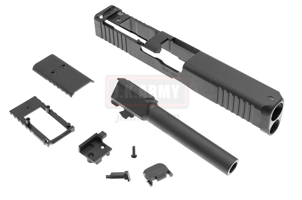 Bomber CNC Steel Model 17 MOS Slide Kit for Umarex / VFC G17 Gen5 GBB Series Limited ( Black )