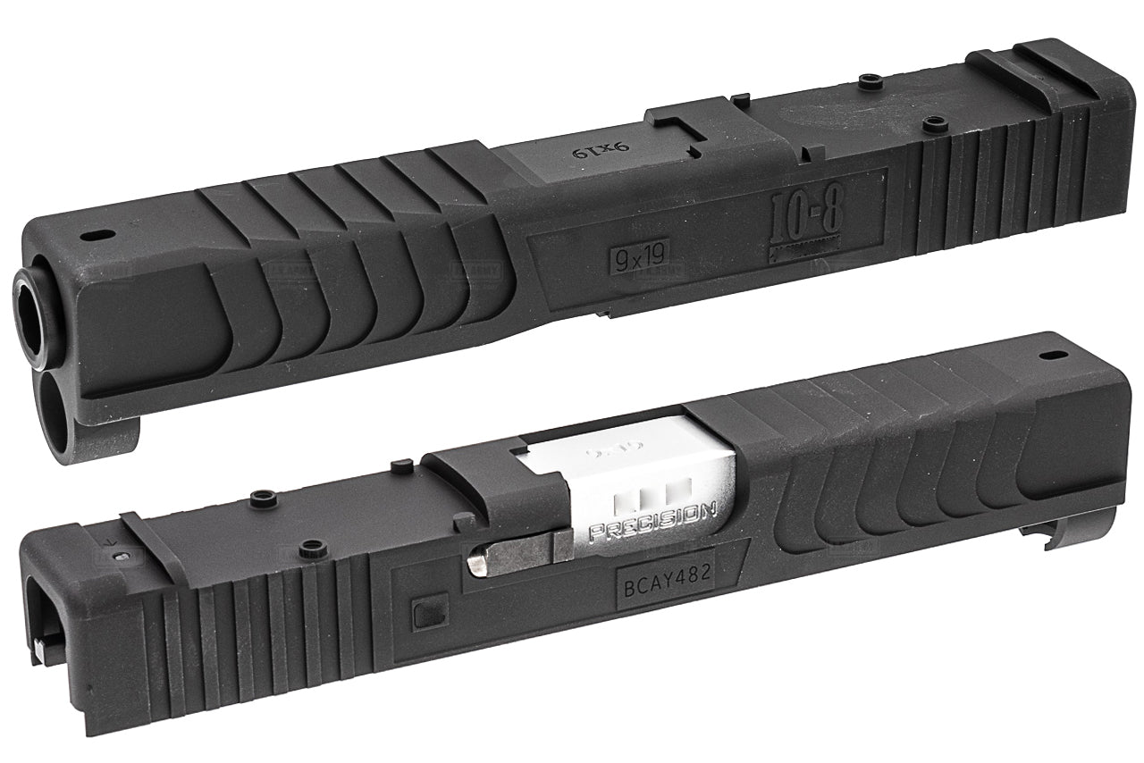 Bomber 10-8 19 RMR Slide Kit KK* Barrel For Tokyo Marui TM G Model 19 Gen4 GBBP Series-Silver