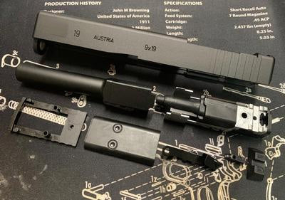 Bomber CNC Aluminum Ver. Model 19 MOS Slide Kit for Umarex / VFC G19 Gen3 GBB Series Limited ( SOCOM - MK27 Mod 2 )