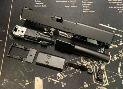 Bomber CNC Aluminum Ver. Model 19 MOS Slide Kit for Umarex / VFC G19 Gen3 GBB Series Limited ( SOCOM - MK27 Mod 2 )
