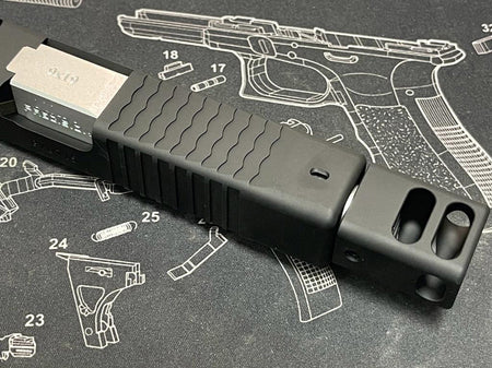 Bomber Roland Special RMR Style 19 RMR Slide Kit KK* Threaded Barrel w/ Comp. For Tokyo Marui TM G Model 19 Gen3 GBBP Series