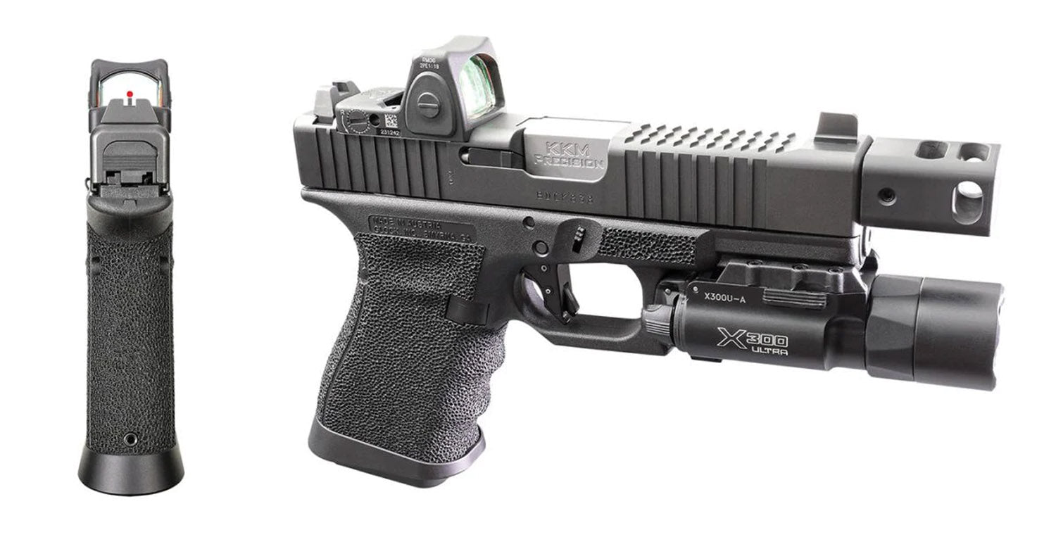 Bomber Roland Special RMR Style 19 RMR Slide Kit KK* Threaded Barrel w/ Comp. For Tokyo Marui TM G Model 19 Gen3 GBBP Series