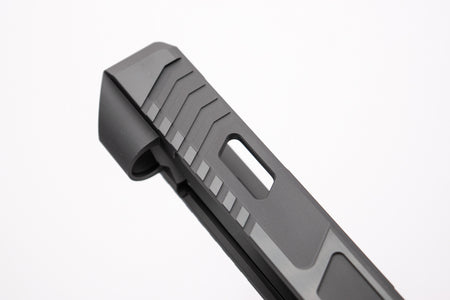 Bomber CNC Aluminum T** Style 34 Slide Set For TM G34 Gen4 GBB Pistol Series ( Shiny black )