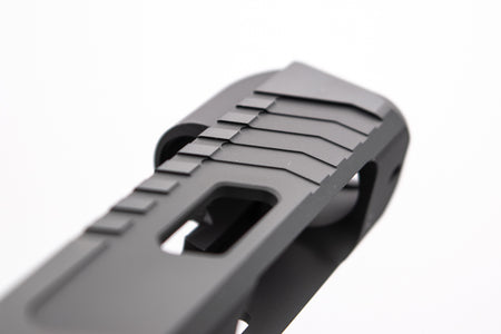 Bomber CNC Aluminum T** Style 34 Slide Set For TM G34 Gen4 GBB Pistol Series ( Shiny black )