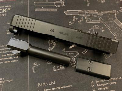 Bomber Full Steel 45 Gen5 MOS Slide Kit for Umarex / EF / VFC Glock 45 G45 Gen5 GBB Series Limited