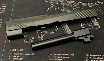 Bomber CNC Steel P320 M17 Slide Kit for SIG / VFC M17 GBB series ( BK ) ( Limited Edition )