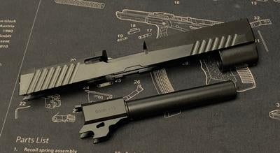 Bomber CNC Steel P320 M17 Slide Kit for SIG / VFC M17 GBB series ( BK ) ( Limited Edition )