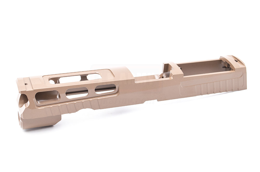 Bomber CNC Aluminum PRO-CUT ( 4.7 inch ) Slide Kit for SIG / VFC P320 M17 GBB Series ( Cerakote Tan )