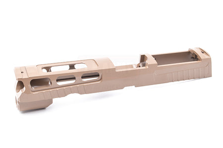 Bomber CNC Aluminum PRO-CUT ( 4.7 inch ) Slide Kit for SIG / VFC P320 M17 GBB Series ( Cerakote Tan )