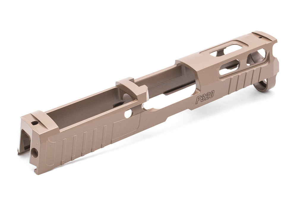 Bomber CNC Aluminum PRO-CUT ( 3.9 inch ) Slide Kit for SIG / VFC P320 GBB Series ( M18 Size )-Grey