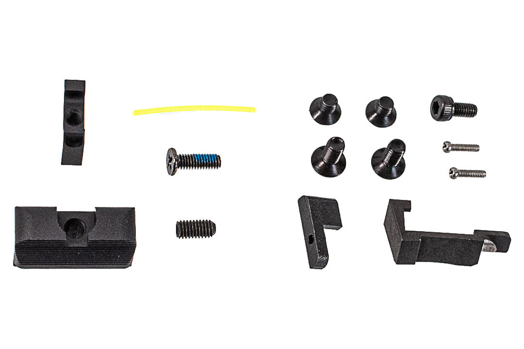 Bomber CNC Aluminum T Style G19 RMR Cut Slide Set For Marui TM G19 Gen3 GBBP -Silver