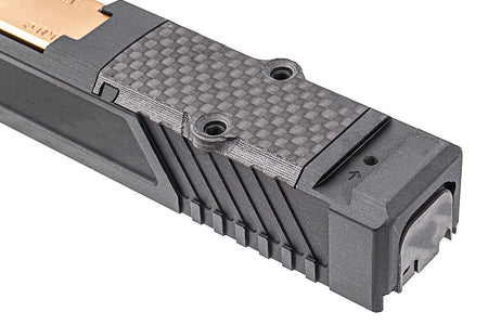 Bomber CNC Aluminum T Style G19 RMR Cut Slide Set For Marui TM G19 Gen3 GBBP -Silver