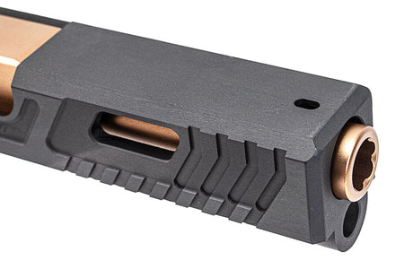 Bomber CNC Aluminum T Style G19 RMR Cut Slide Set For Marui TM G19 Gen3 GBBP -Silver