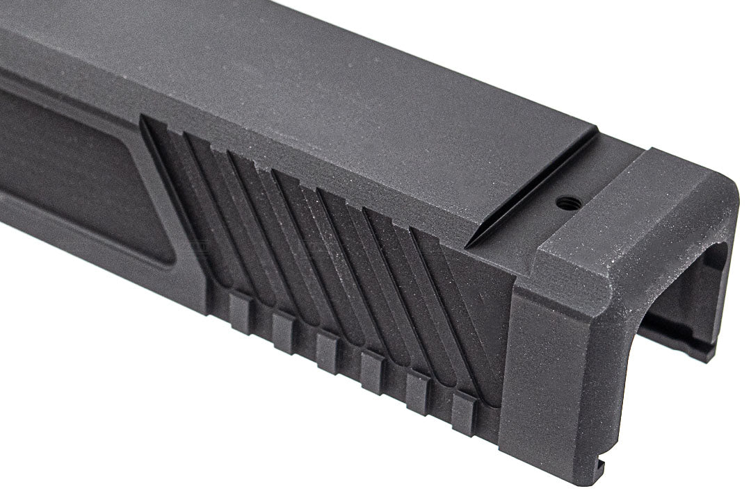 Bomber CNC Aluminum T Style G26 Slide Set For Marui TM G26 GBBP Series -Silver