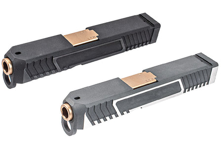 Bomber CNC Aluminum T Style G26 Slide Set For Marui TM G26 GBBP Series -Silver