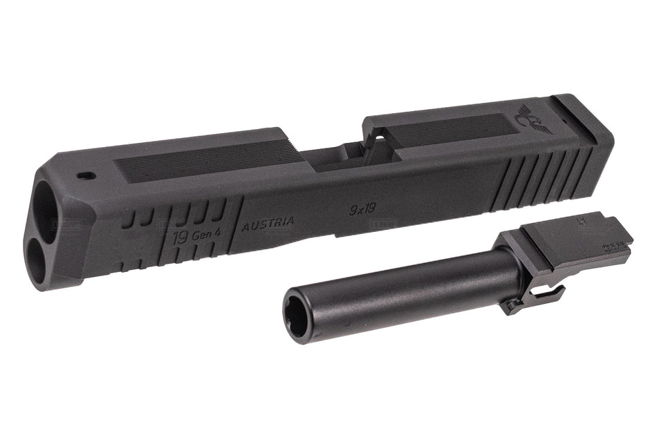 Bomber CNC Aluminum 19 WC Style Slide Kit For Marui TM G19 Gen4 GBBP