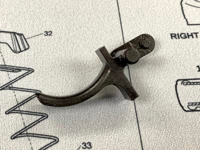 Bomber CNC Steel Trigger ( Lightweight Type ) for VFC/KA SIG M17 ( SIG AIR P320 M17 Airsoft GBB Pistol Series )