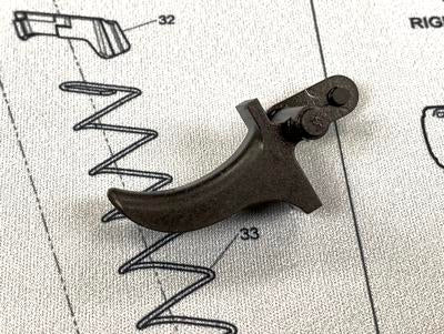 Bomber CNC Steel Trigger ( Original Type ) for VFC/KA SIG M17 ( SIG AIR P320 M17 Airsoft GBB Pistol Series )