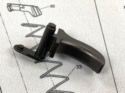 Bomber CNC Steel Trigger ( Original Type ) for VFC/KA SIG M17 ( SIG AIR P320 M17 Airsoft GBB Pistol Series )