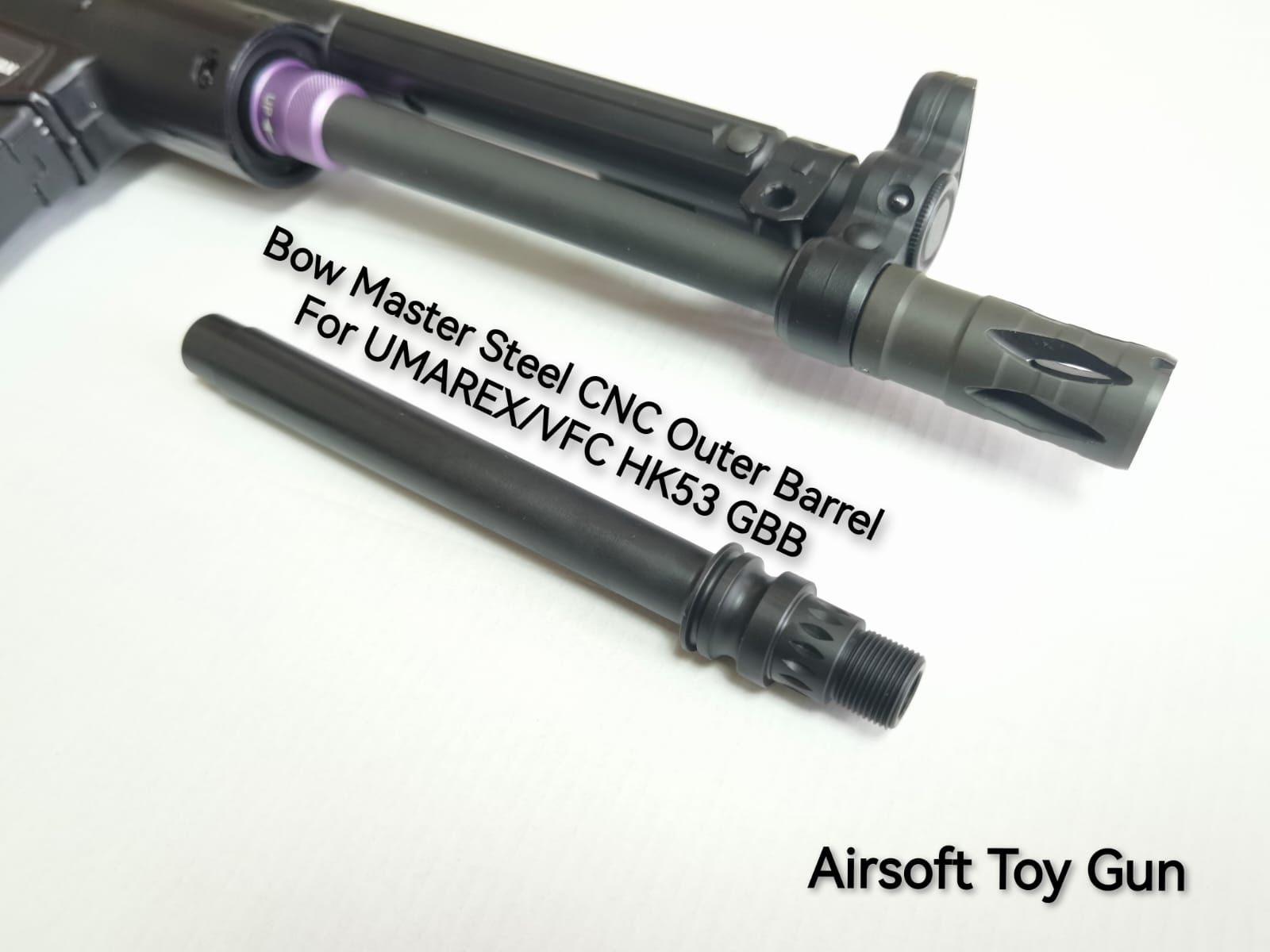 Bow Master CNC Steel Outer Barrel for UMAREX / VFC HK53 GBB Series