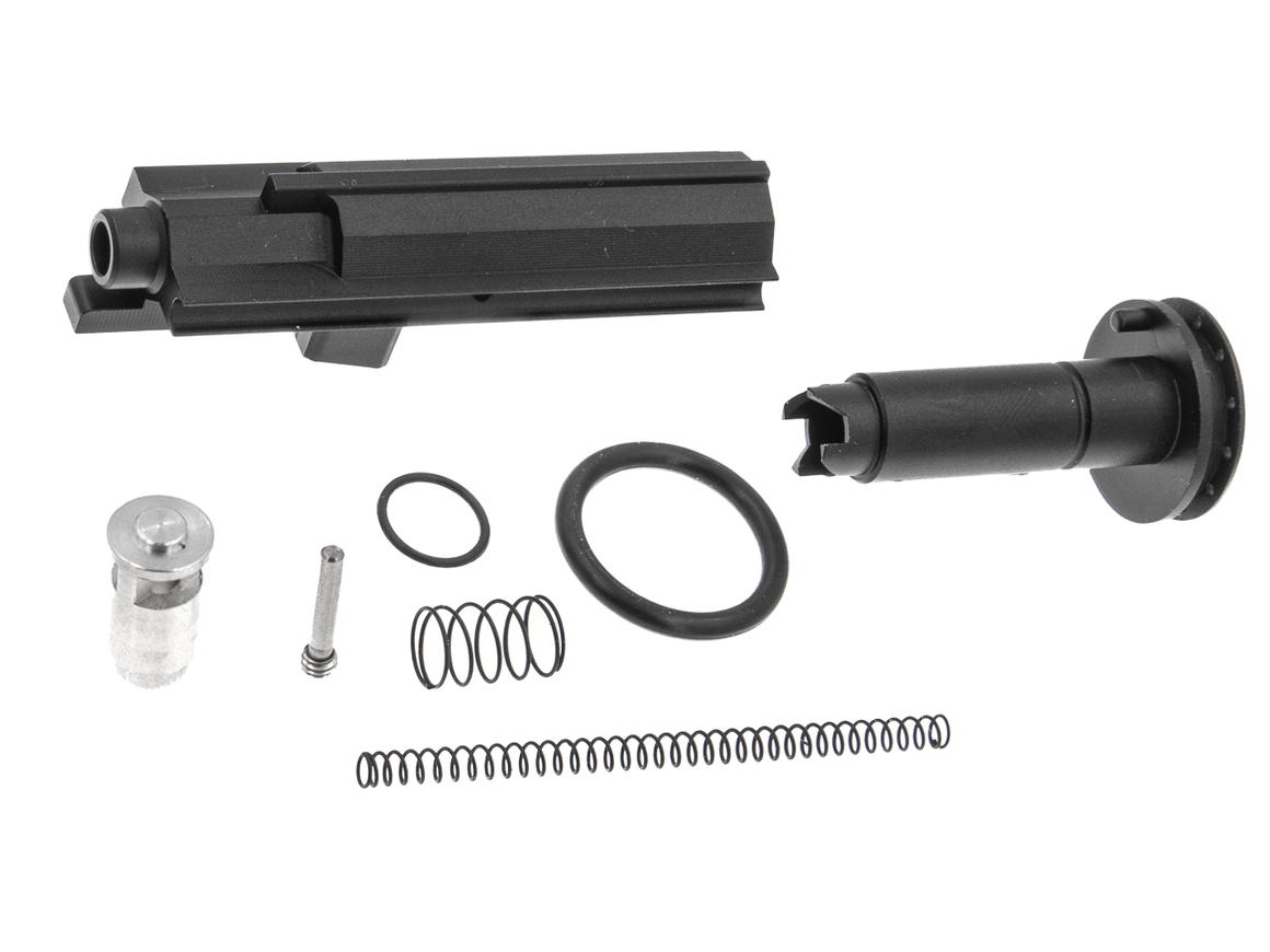 Bow Master 7 Series Aluminum CNC Loading Nozzle with Ultra Stabilize Valve Set For UMAREX / VFC MP5 GBB V2 ( Version 2 ) ( 22-23 Black Edition )