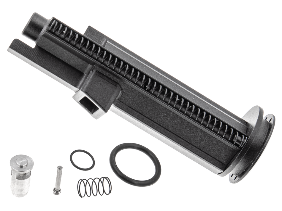 Bow Master 7 Series Aluminum CNC Loading Nozzle with Ultra Stabilize Valve Set For UMAREX / VFC MP5 GBB V2 ( Version 2 ) ( 22-23 Black Edition )