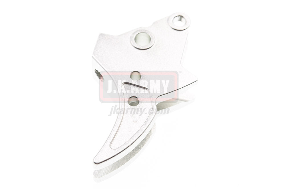 Bomber S-Style (Curved) Adjustable Trigger for Marui Airsoft M&P9 GBB series ( SV )