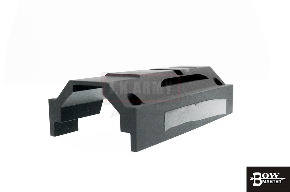 Bow Master Aluminum CNC Low Profile Mount for Umarex / VFC / WE MP5 , G3 Series ( Black )