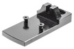 Bow Master Night Rear Sight RMR Mount For Umarex / VFC HK53 / MP5 / G3 GBB & TM MP5A5 Next Gen AEG