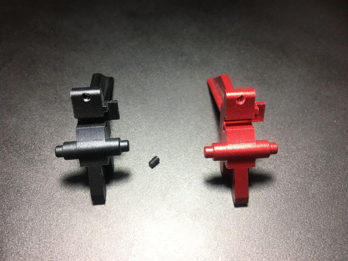 Bow Master 7075 Aluminum Trigger for Systema PTW M4 / AR / 416 ( Type A )-Red