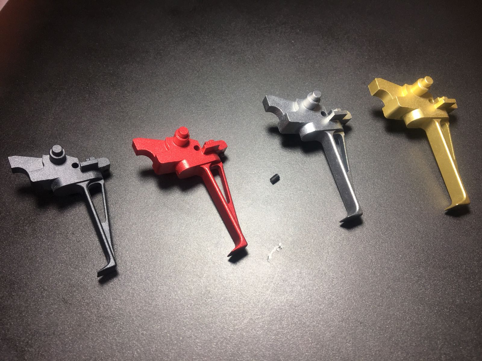 Bow Master 7075 Aluminum Trigger for Systema PTW M4 / AR / 416 ( Type B )-Red