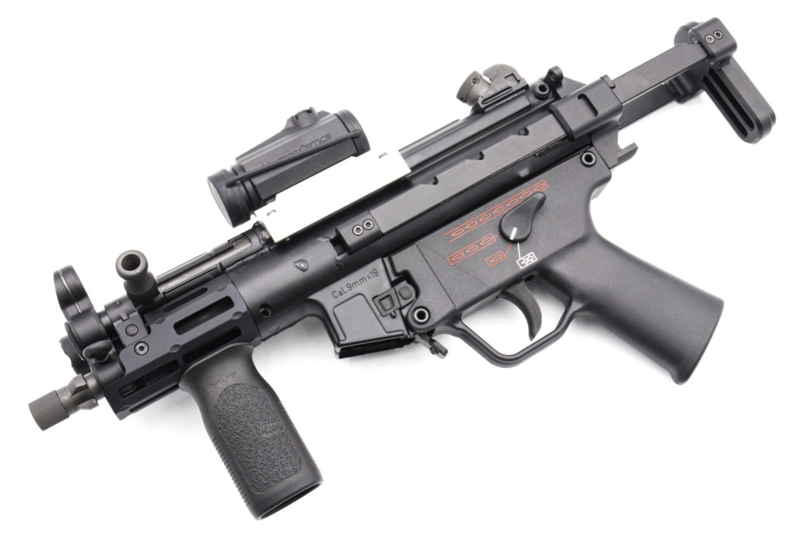 Bow Master MP5 T1 / T2  Low Profile Mount for Umarex / VFC / WE / TM MP5 , HK53 , G3 Series ( Black ) ( CNC Aluminum )