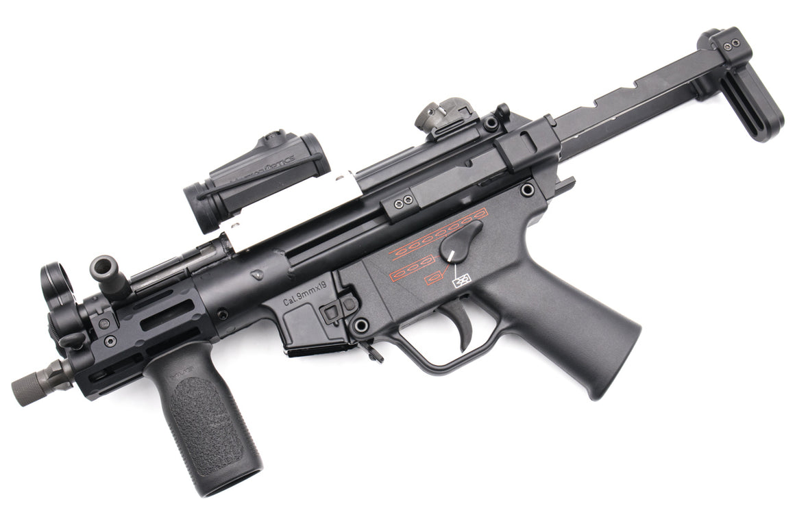 Bow Master MP5 T1 / T2  Low Profile Mount for Umarex / VFC / WE / TM MP5 , HK53 , G3 Series ( Black ) ( CNC Aluminum )