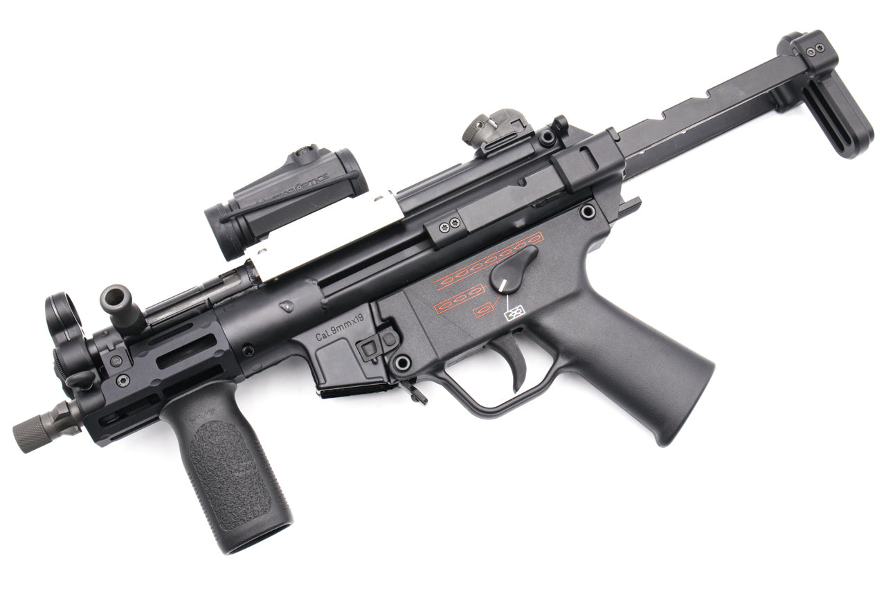 Bow Master MP5 T1 / T2  Low Profile Mount for Umarex / VFC / WE / TM MP5 , HK53 , G3 Series ( Black ) ( CNC Aluminum )