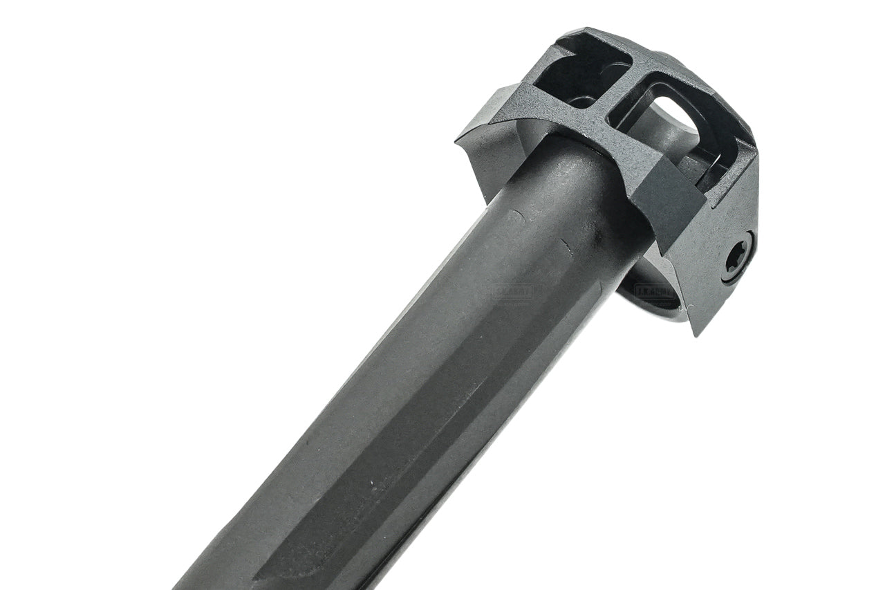 BPW CNC Steel R Style Outer Barrel With Compensator Set For Umarex VFC Glock 45 / 19 GBBP