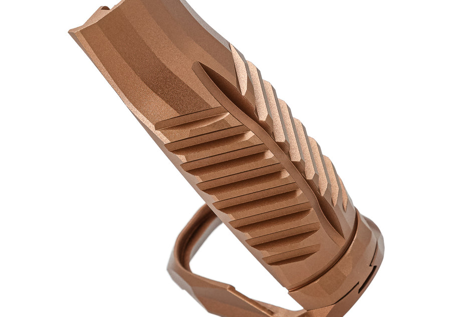 BPW CNC Aluminum RA Style Back Strap & Magwell Set For Para Bellum P365 X-marco SI SMP Conversion Kit -Bronze