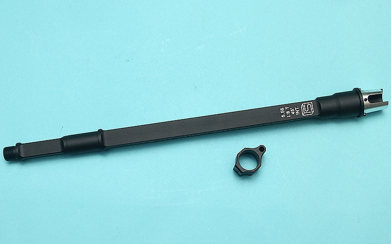 G&P SAI 13″ Taper Square Outer Barrel for AEG ( 14CW ) ( Black )